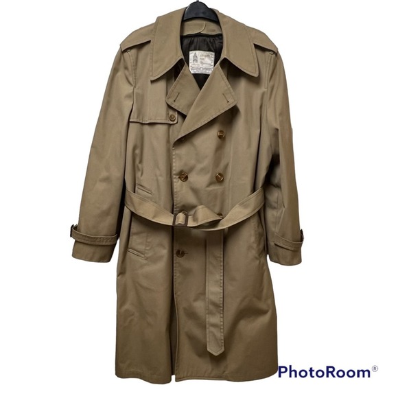 London Fog Other - London Fog Men’s Khaki Trench Coat 42 R